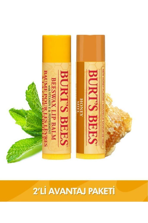 Beeswax + Bal Aromalı Dudak Bakım Kremi Avantaj Seti
