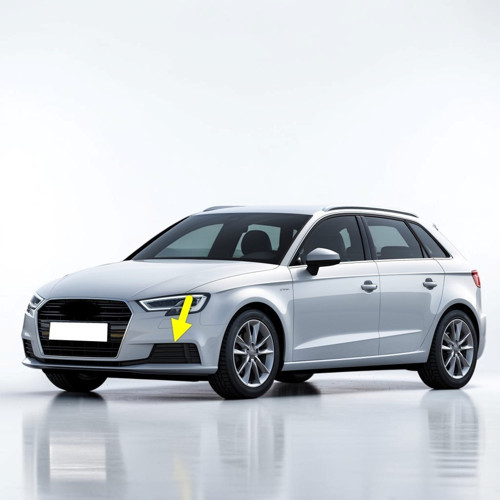 Audi A3 Sportback 2017-2020 Ön Tampon Sol Sissiz Kapak 8V3807681AA