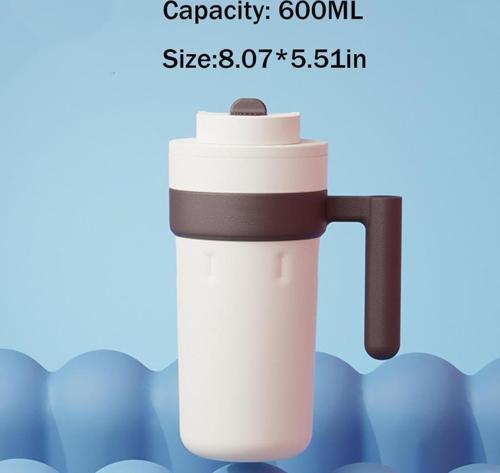 VGN2009 600ml Led Sıcaklık Göstergeli Beyaz Çelik Termos