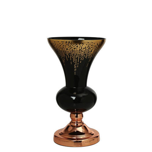 AMBER SERİSİ BRONZ VAZO 22*20*42 CM