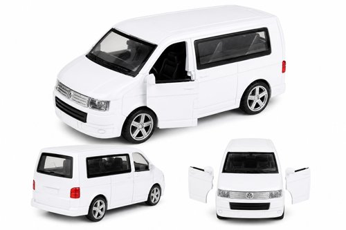 Metal Çek Bırak Minibüs Oyuncak Araba - Açılır Kapılı Die Cast Model