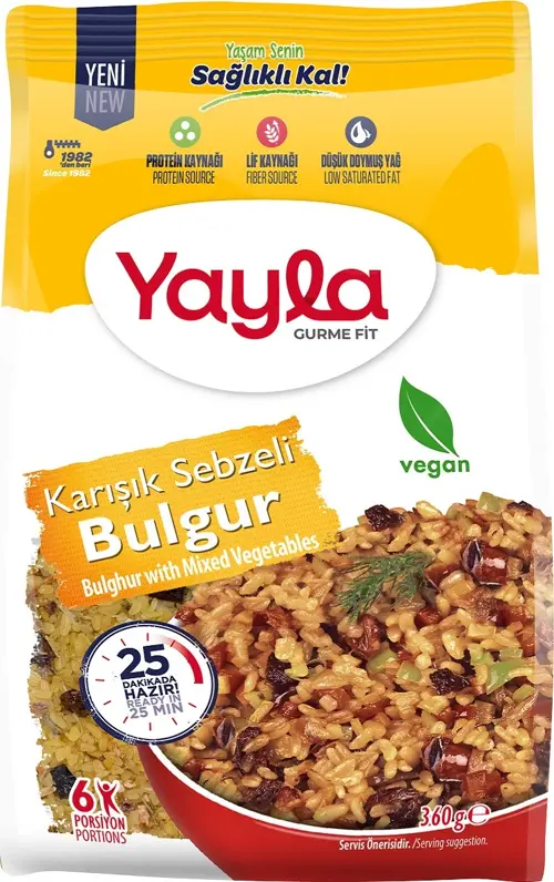 Gurme Fit Karışık Sebzeli Bulgur 360 gr