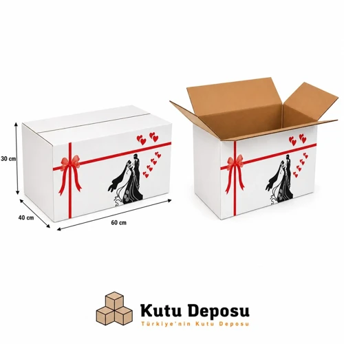 40x60x30 cm Dayanıklı Çeyiz Taşıma Kolisi (10 ADET)