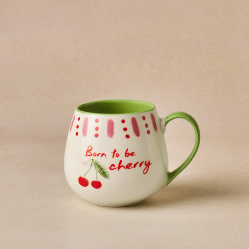 Cherry Time Kupa Yeşil 355 ml