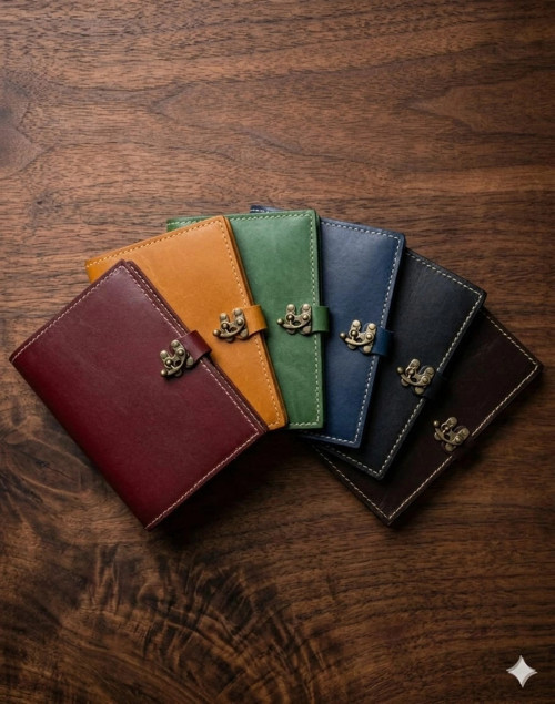 El Yapımı Deri Tablet Organizer Kılıfı – 8.5 İnç Tablet Uyumlu