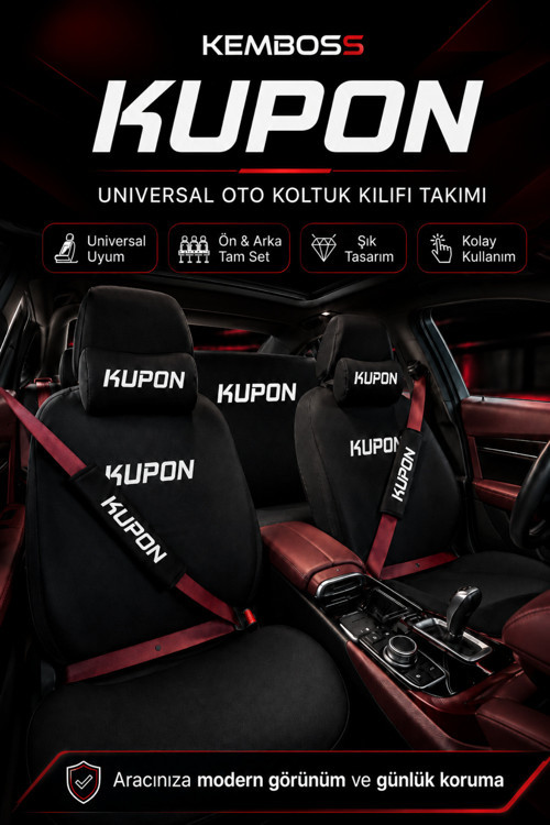 Universal Araç Koltuk Kılıfı Takımı Oto Koltuk Koruyucu Set Siyah Yıkanabilir Koltuk Kılıfı