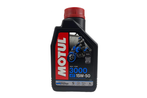 3000 15w-50 4t Mineral Motosiklet Yağı 1 Litre