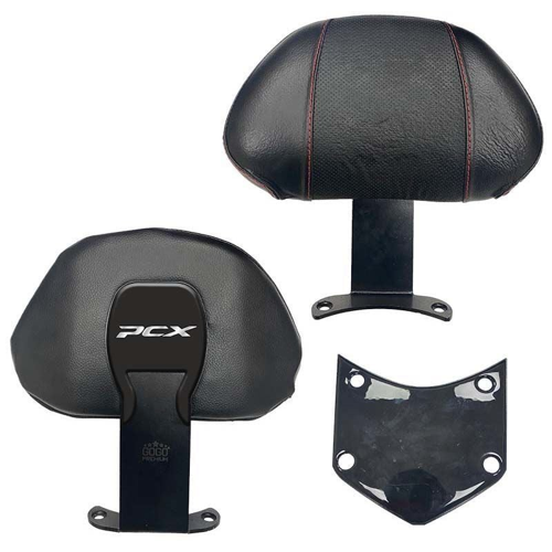 Honda PCX 2021 - 2025 Uyumlu Kırmızı Desen Sissy Bar
