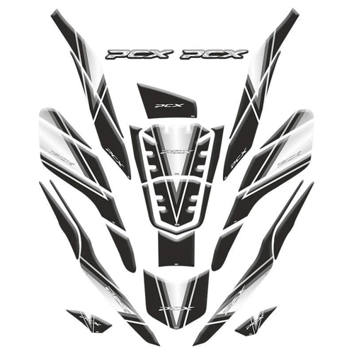 Honda Pcx 2021 - 2024 Uyumlu Tank Pad Set 004 | Gogopremium