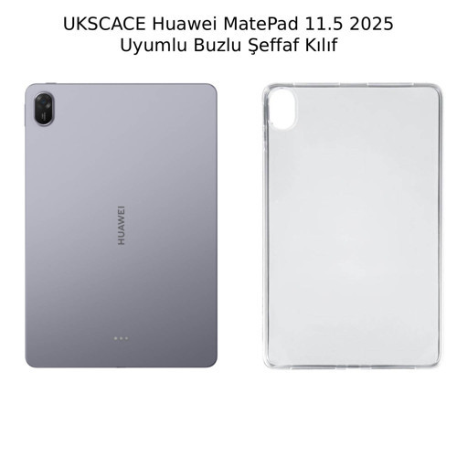 Huawei MatePad 11.5 2025 (PaperMatte) Kılıf - Frosted Series (Buzlu Şeffaf Arka)