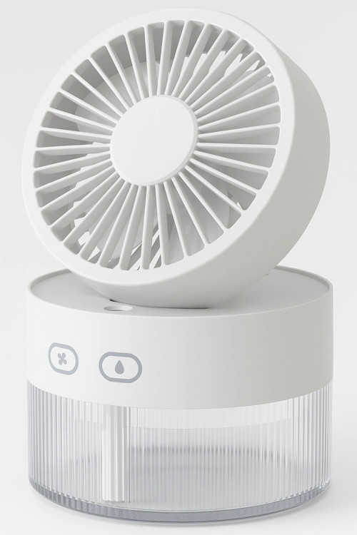 Su Spreyli Katlanır Başlıklı USB Mini Fan