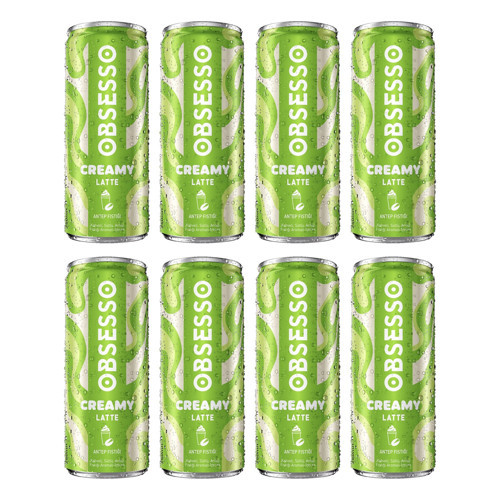Creamy Antep Fıstığı Latte 250 ml x 8 Adet