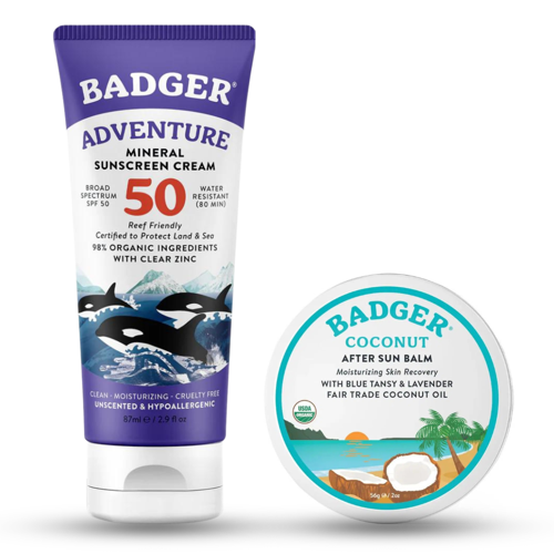 Macera Sporları Güneş Kremi SPF50 + Güneş Sonrası Nemlendirici Krem Seti