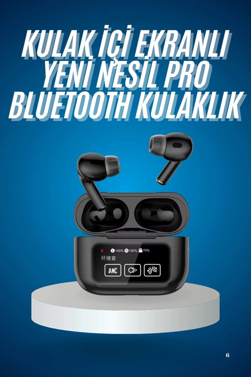2025 Model Bluetooth Kulaklık Dokunmatik Ekran Yüksek Ses Kalitesi