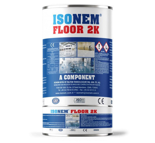 İsonem Floor 2K Solventsiz Epoksi Zemin Boyası 5 Kg Şeffaf