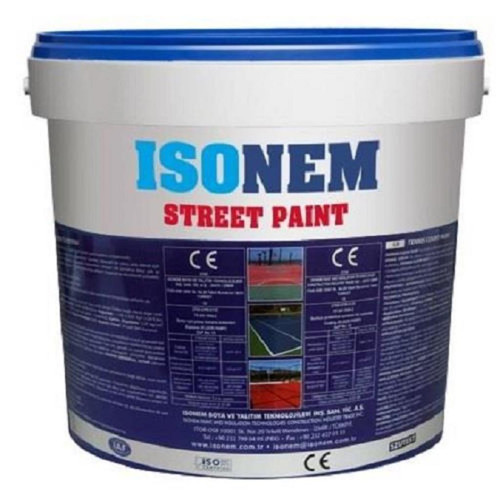 İsonem Street Paint Asfalt Ve Beton Zemin Boyası 10 Kg Beyaz