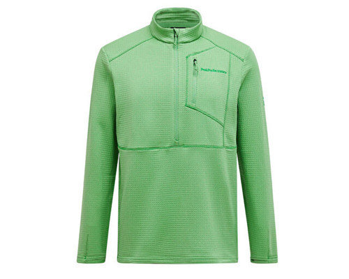 M TRAIL POLARTEC HALF ZIP Erkek Outdoor Çeyrek Fermuarlı Polar Üst G79813050T Yeşil