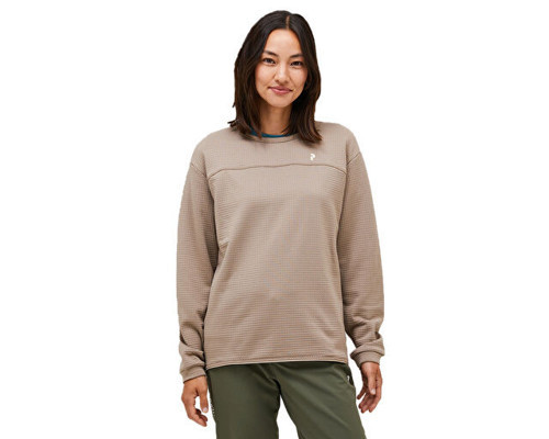 W TRAIL POLARTEC CREW Kadın Günlük Sweatshirt G79810010T Bej