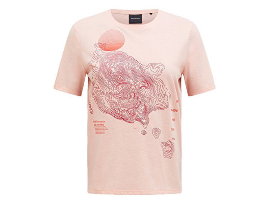 W EXPLORE GRAPHIC TEE Kadın Günlük Tişört G79742260T Pembe