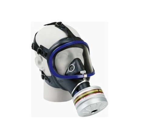 6300 Tam Yüz MASKE+A1B2E2K1 Hg Co No P3 D Fitre ( Yangın Maskesi)