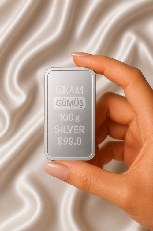 100 Gram Külçe Gümüş – Yatırımlık Gümüş