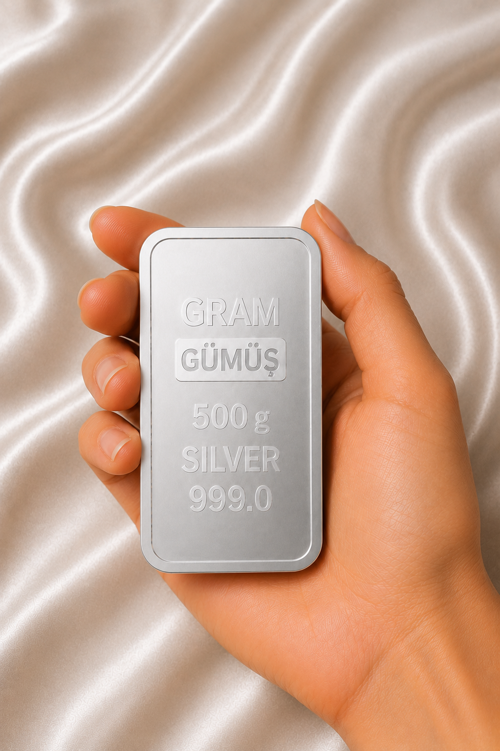 500 Gram Külçe Gümüş – Yatırımlık Gümüş
