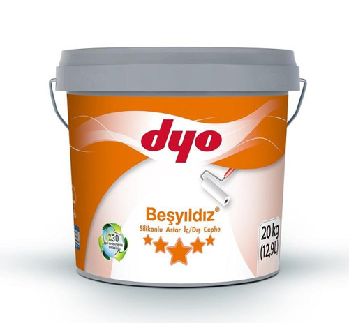 Beşyıldız Silikonlu İç Dış Astar 20 Kg Beyaz