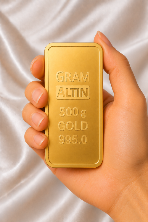 500 Gram 24 Ayar Külçe Altın – Yatırımlık Altın