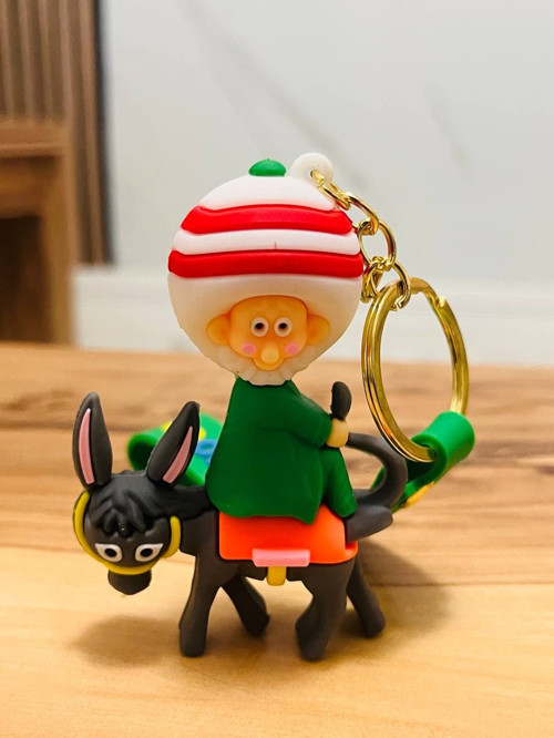 Nasreddin Hoca Figürlü Anahtarlık & Çanta Süsü ( Kırılmaz Malzeme )