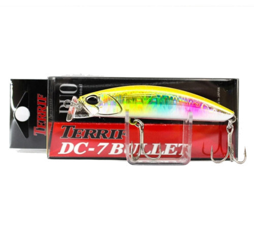 Terrif DC- 7 Bullet 7.5cm 10.2gr Slow Floating Maket Balık CPA0608 Gold Rainbow