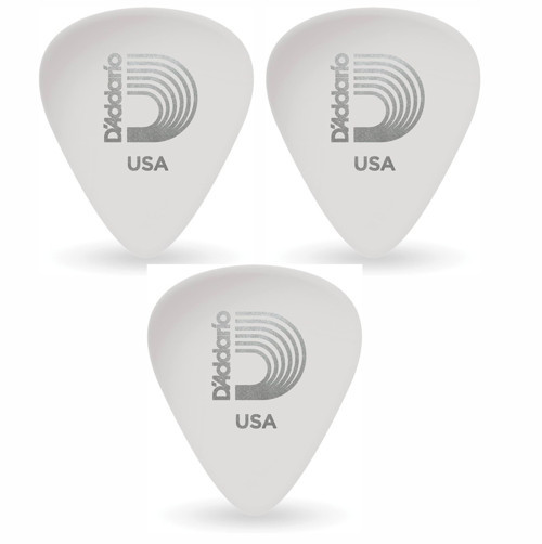 1CWH4-3 Beyaz Gitar Penası 3 Adet White 0,70 mm.