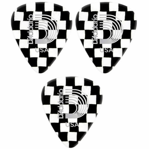 1CCB2 Gitar Penası 3 Adet Dama Checkerboard 0,50mm.