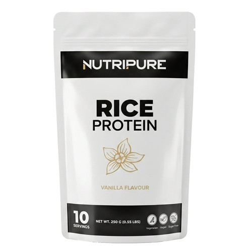 Vegan Rice Protein Vanilya Aromalı 250 Gr.