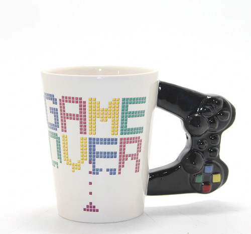 Game Over Porselen Kupa Bardak