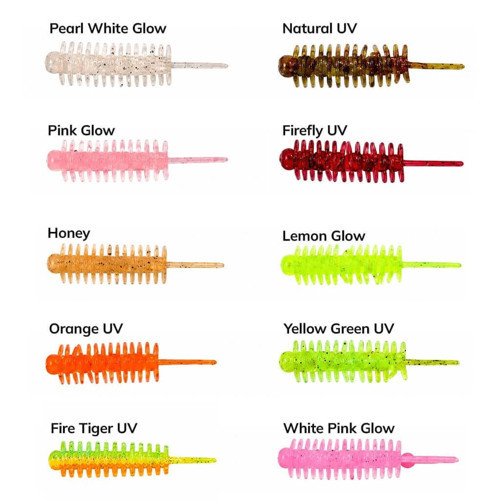 Crook 4.5cm 30 Adet Kokulu LRF Silikonu Fire Tiger UV