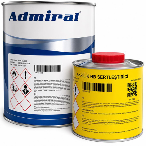 UL25 Kendinden Astarlı Fayans,Cam,Galvaniz,Alüminyum Boyası 3.5 Kg Kirli Beyaz Ral 9002
