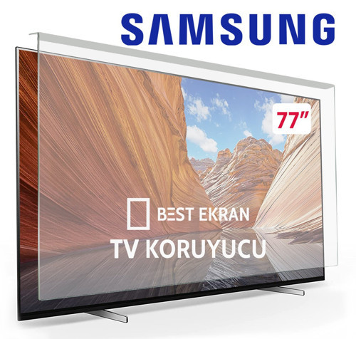 Samsung 77S85H Tv Ekran Koruyucu - Samsung 77" inç OLED 194cm QE77S85HAEXTK Tv Koruyucu