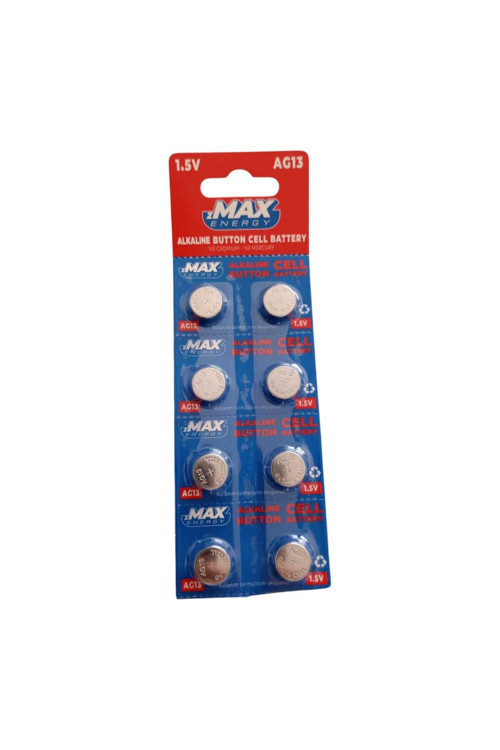 8 Adet / Alkalıne Button Cell Battery / Ag13 / 1.5 V /