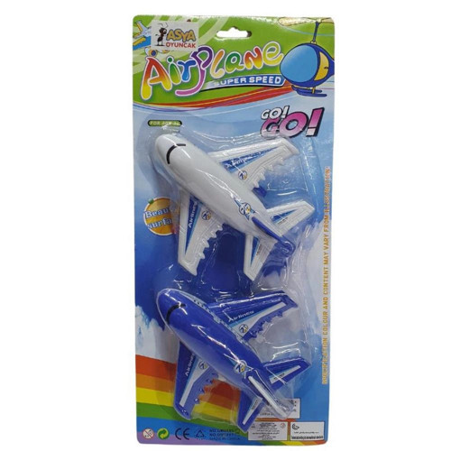 Yolcu Uçak 2'li Set 14 Cm - DM8895-4 - 1 ADET