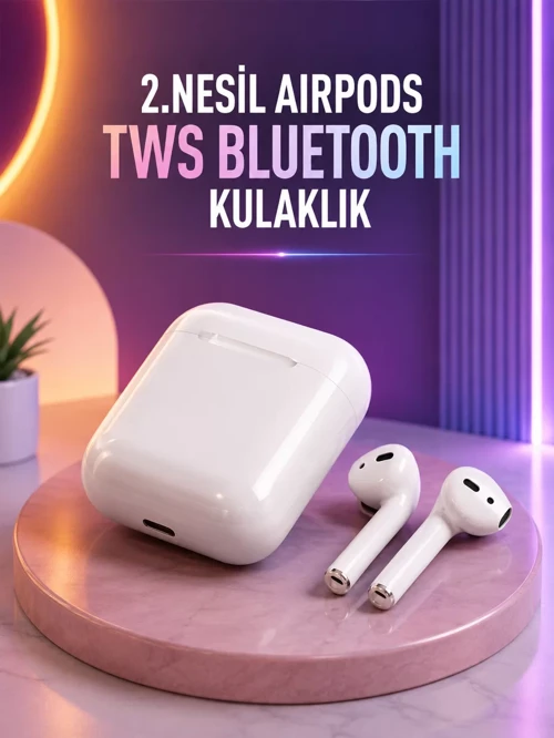 2.Nesil TWS Bluetooth Kulaklık - Yüksek Ses Kalitesi ve Su Geçirmez