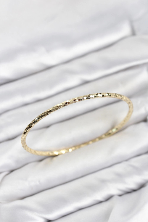 CM Gold Renk Lazer Kesim 65 mm Bilezik