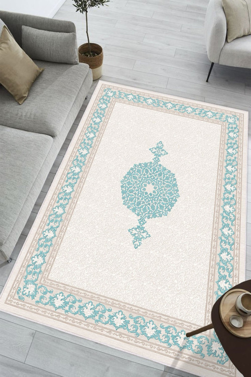 Modern Makinede Yıkanabilir Kaydırmaz Leke Tutmaz Salon Halı Oturma odası Halı Mutfak Halı ve Yolluk
