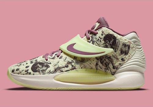 Kevin Durant Kd 14 Explores The World Of Surrealist Art Unisex Basketbol Ayakkabısı CW3935-300