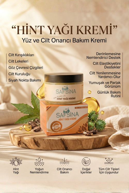 HİNT YAĞI (YÜZ BAKIM & ANTI-AGING) KREMİ