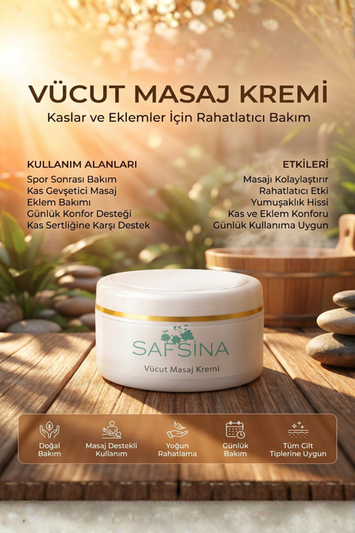 VÜCUT MASAJ KREMİ (Geleneksel Kuyruk Yağlı Formül) 100 ml