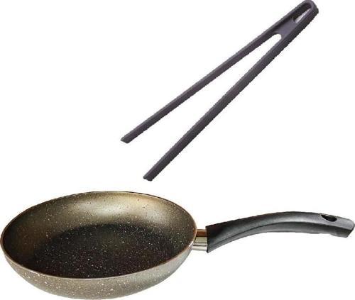 Granit Tava 28 CM Ve Silikon Maşa