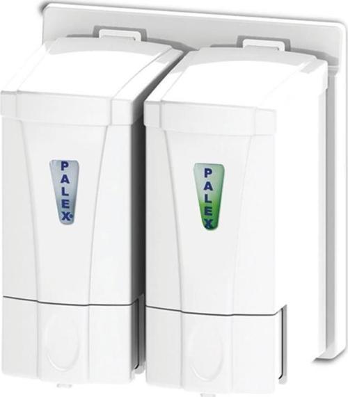 PLX 3564-0 Mini Sabun Dispenseri Çiftli 250 ml Beyaz