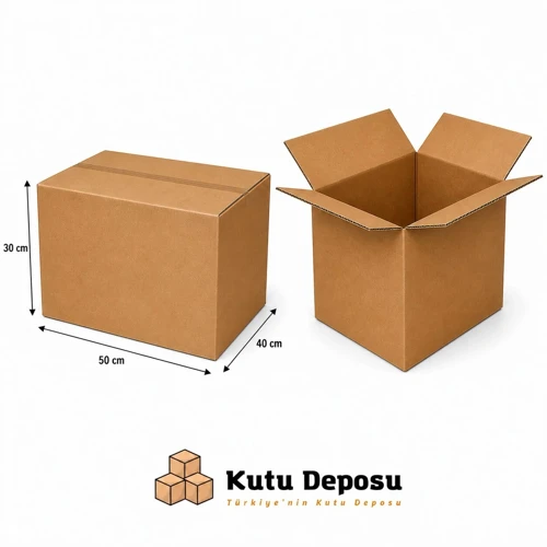 40X50X30 Cm E-Ticaret Ve Kargo Kutusu (10 Adet)