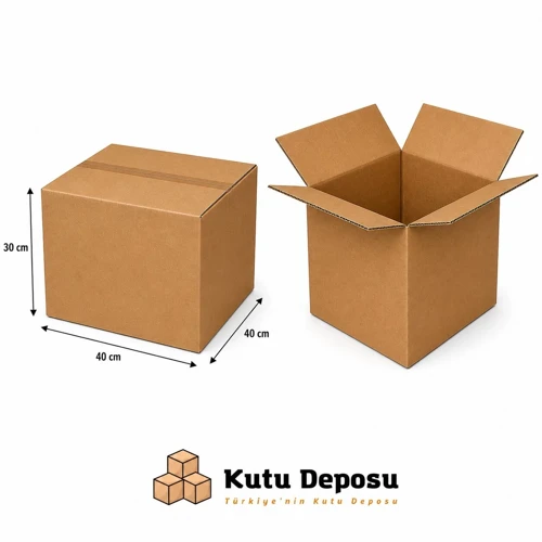 40X40X30 Cm E-Ticaret Ve Kargo Kutusu (10 Adet)