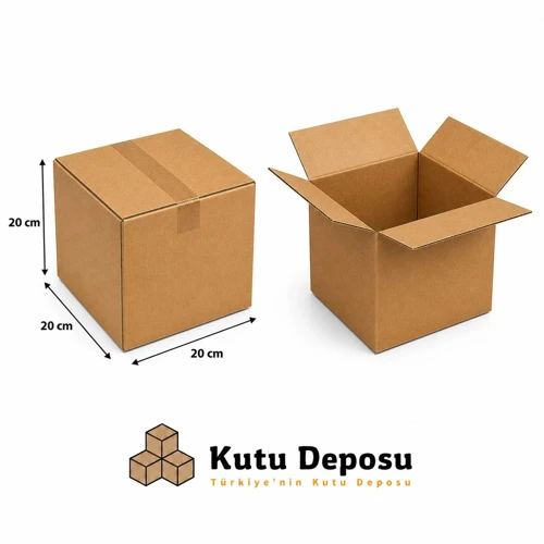 20X20X20 Cm E-Ticaret Ve Kargo Kolisi (10 Adet)
